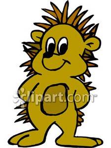 225x300 Cartoon Porcupine