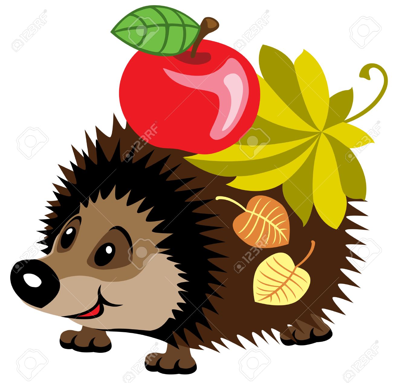 1300x1268 10,201 Hedgehog Stock Illustrations, Cliparts And Royalty Free