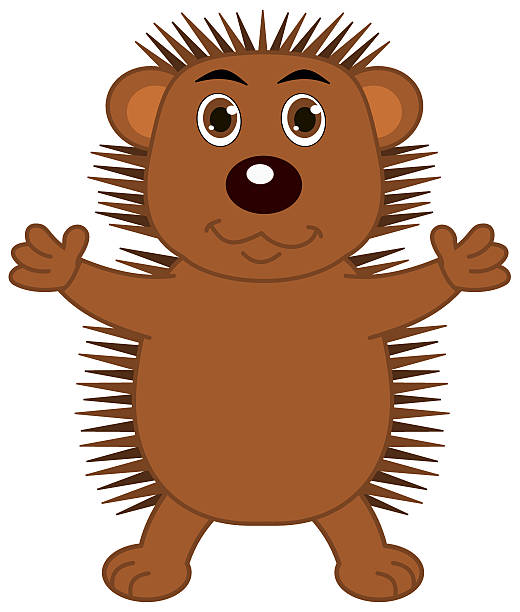 520x612 Porcupine Clipart Angry