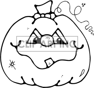 300x281 Cute Pumpkin Clip Art Black And White Clipart Panda