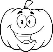 170x167 Cute Pumpkin Clipart Black And White