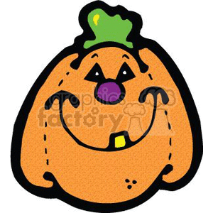 300x300 Royalty Free Cute Pumpkin 144942 Vector Clip Art Image