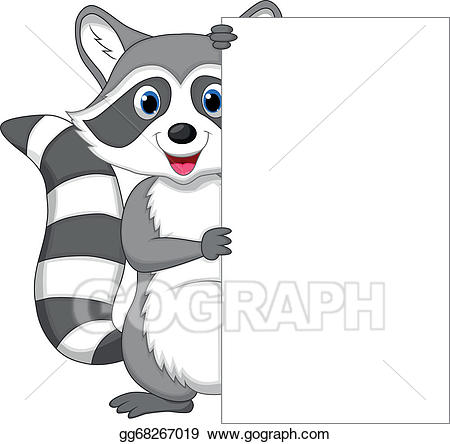 450x444 Raccoon Clip Art