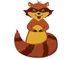 236x195 Stock Vector Cute Cartoon Vector Illustration Of Raccoon 132285326