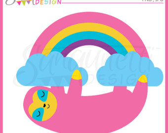 340x270 Pastel Rainbow Clip Art Clouds Clipart Spring Graphics