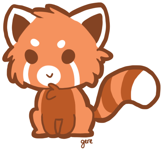 530x490 Free Red Panda Clipart Image