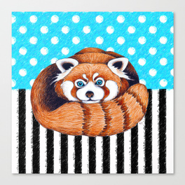264x264 Red Panda Canvas Prints Society6