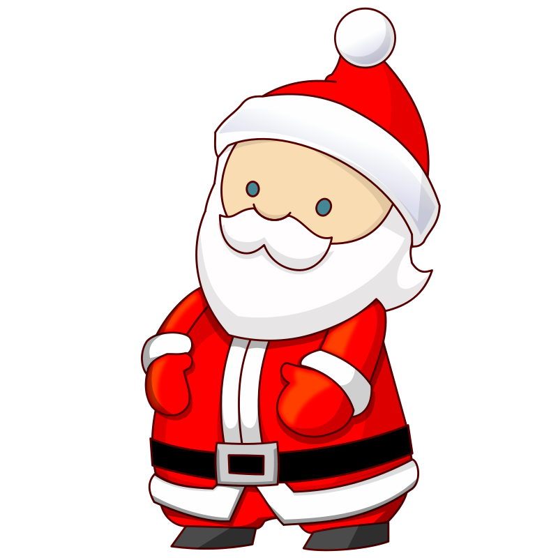 800x800 Cute Clipart Santa Claus
