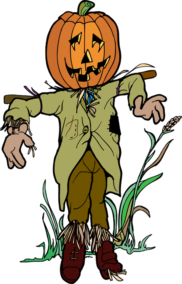 640x998 Scarecrow Clipart Pumpkin Head