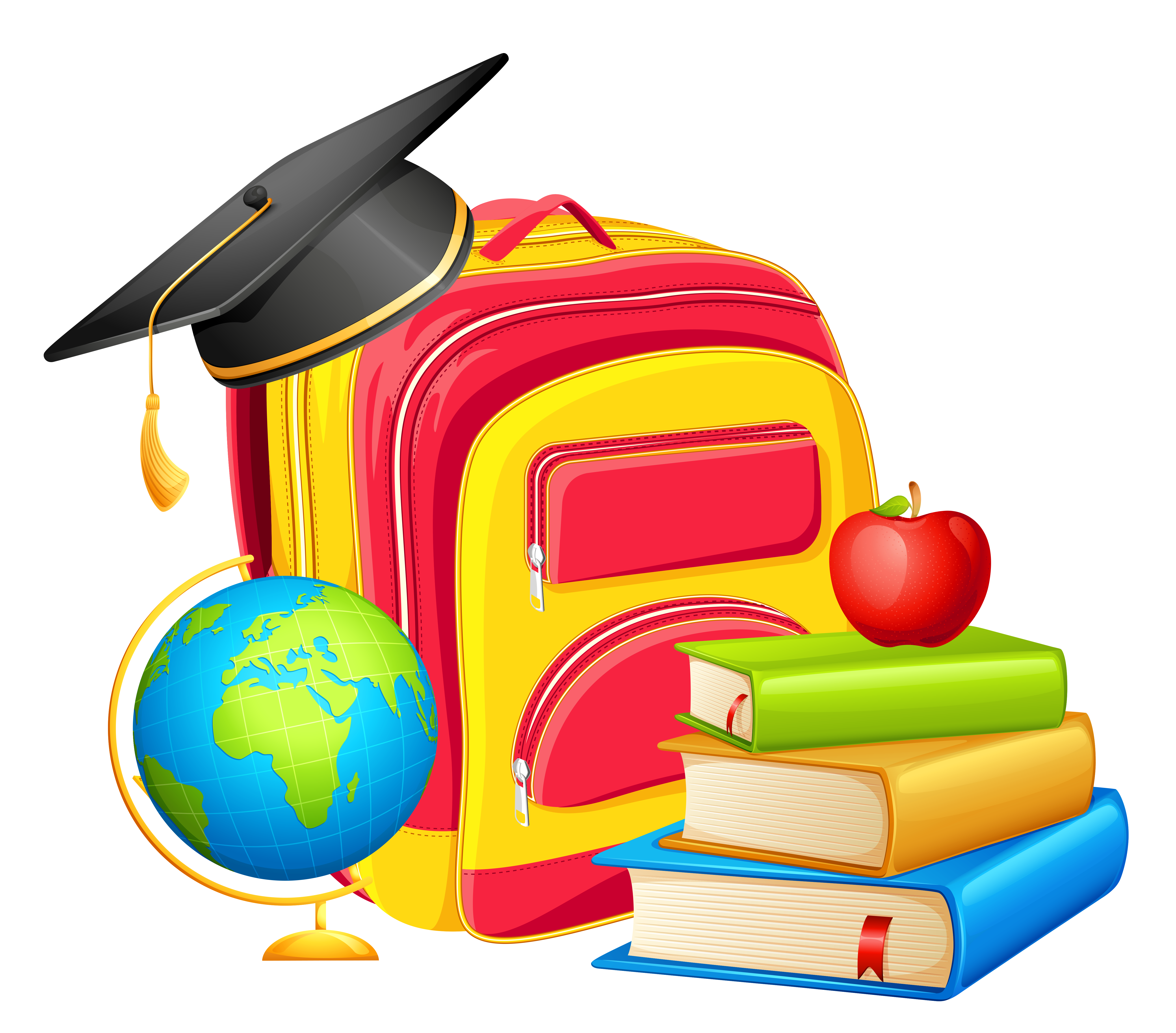 5337x4690 Cute School Clip Art 3