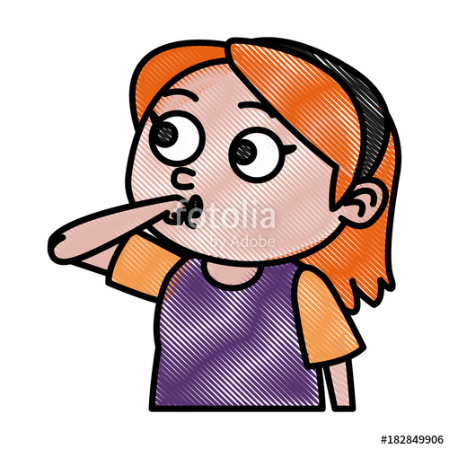 500x500 Cute School Girl Cartoon Icon Vector Illustration Graphic Design