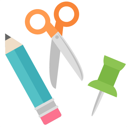 432x432 School Supply Set Svg Scrapbook Cut File Cute Clipart Files