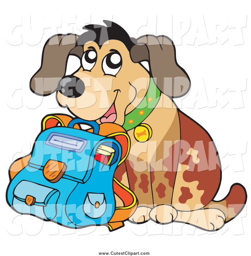 1024x1044 Dog And School Clipart