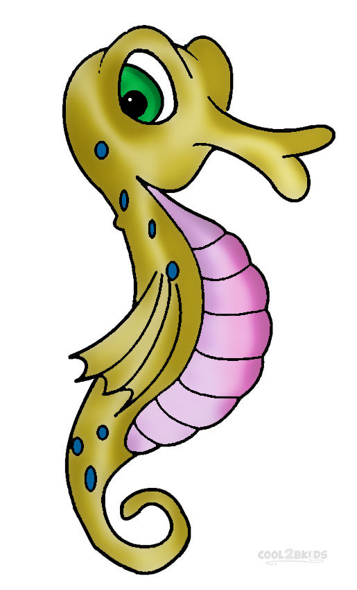 515x850 Cute Seahorse Clipart Free Clipart Images