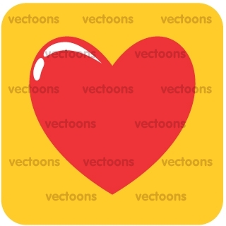 320x320 Cute And Simple Heart Shape Cartoon In A Box
