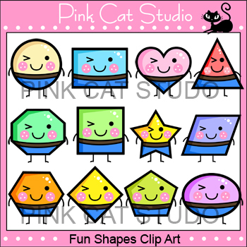 350x350 Shapes Clip Art Set