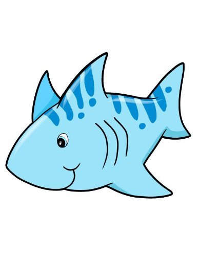 386x500 Fins Clipart Baby Shark