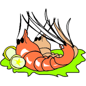 300x300 Food Clipart Shrimp Clipartfest 3