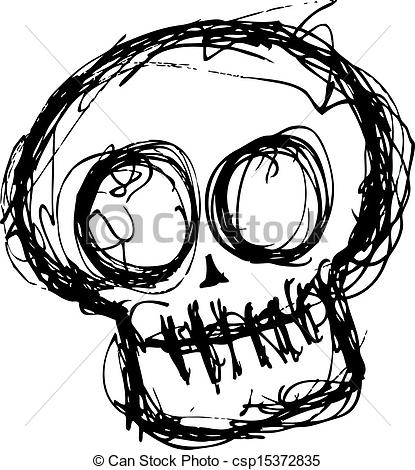 415x470 Drawn Skull Cute
