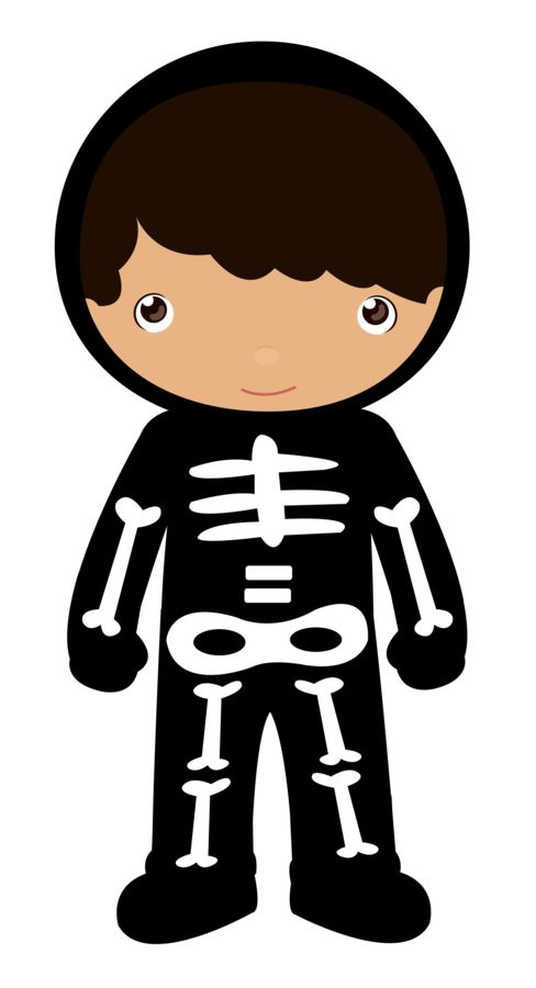 488x900 Skeleton Clipart Boy