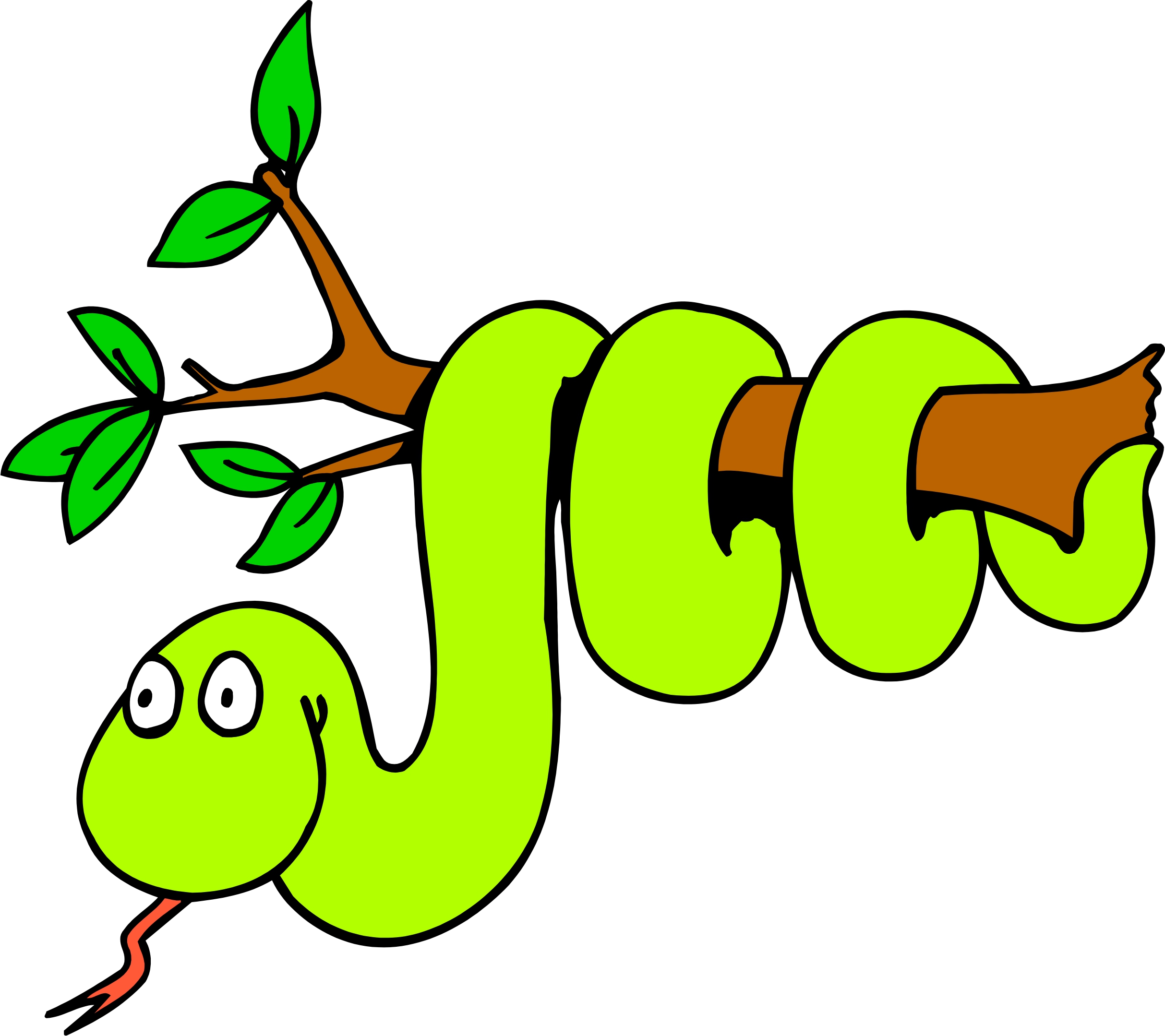 2427x2159 Snake Clipart Comic
