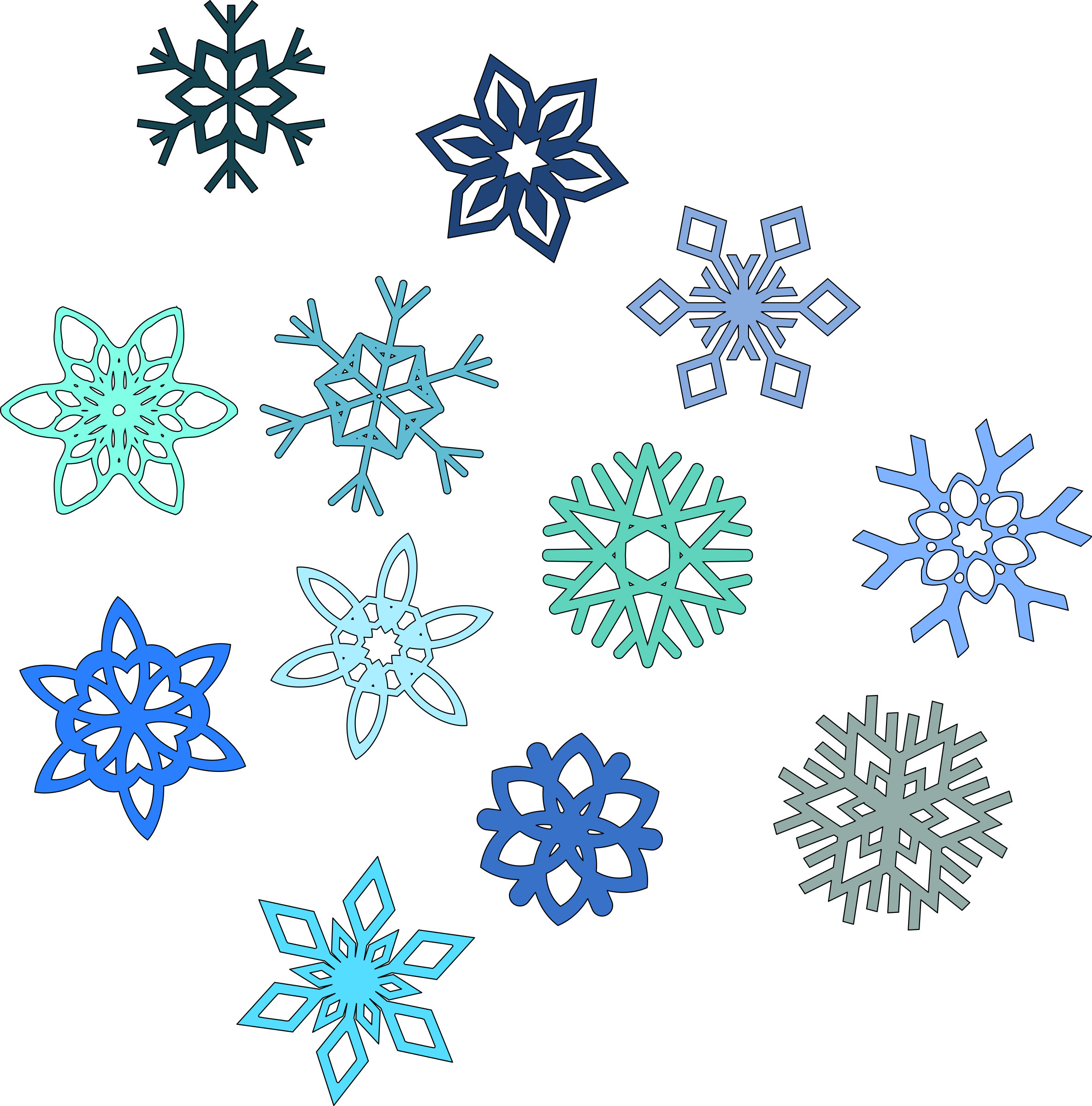 2369x2400 Snowflake Keeping A Snow Journal Clip Art And Scrapbooking