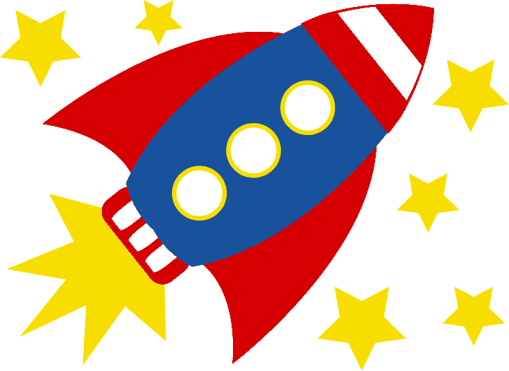 734x536 Cute Rocket Clipart