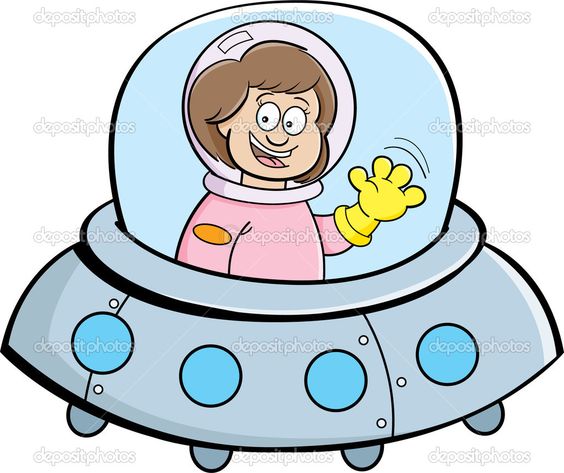 564x473 Spaceship Illustration Clipart