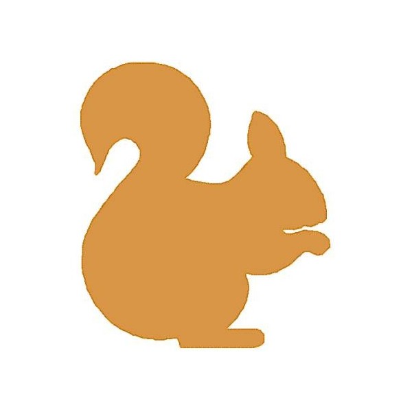 600x600 Squirrel Clipart Silhouette