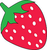 160x170 Cartoon Strawberry Clipart