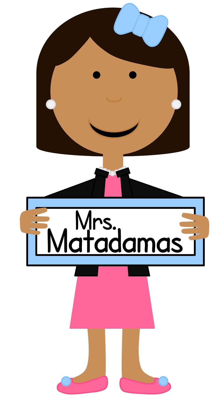 868x1600 Cute Teacher Clipart