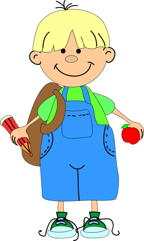480x800 School Student Clipart Png