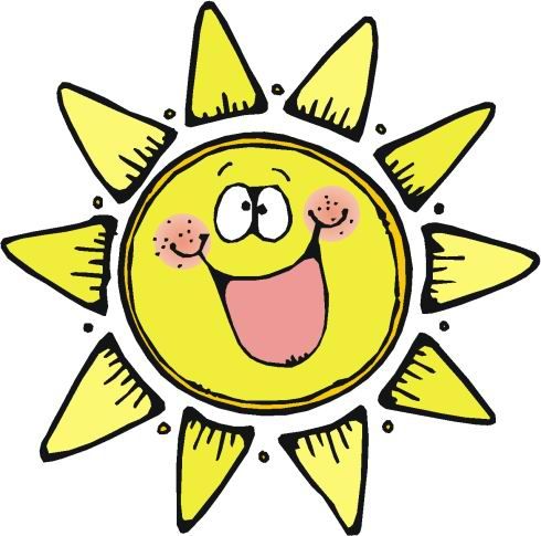 490x485 Sunshine Clipart