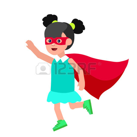 450x450 Generic Super Boy And Super Girl Clipart