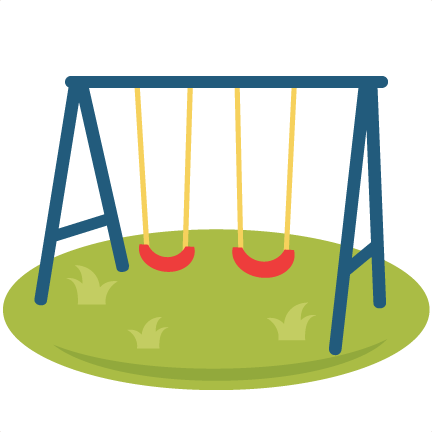 432x432 Playground Swings Svg Scrapbook Cut File Cute Clipart Files