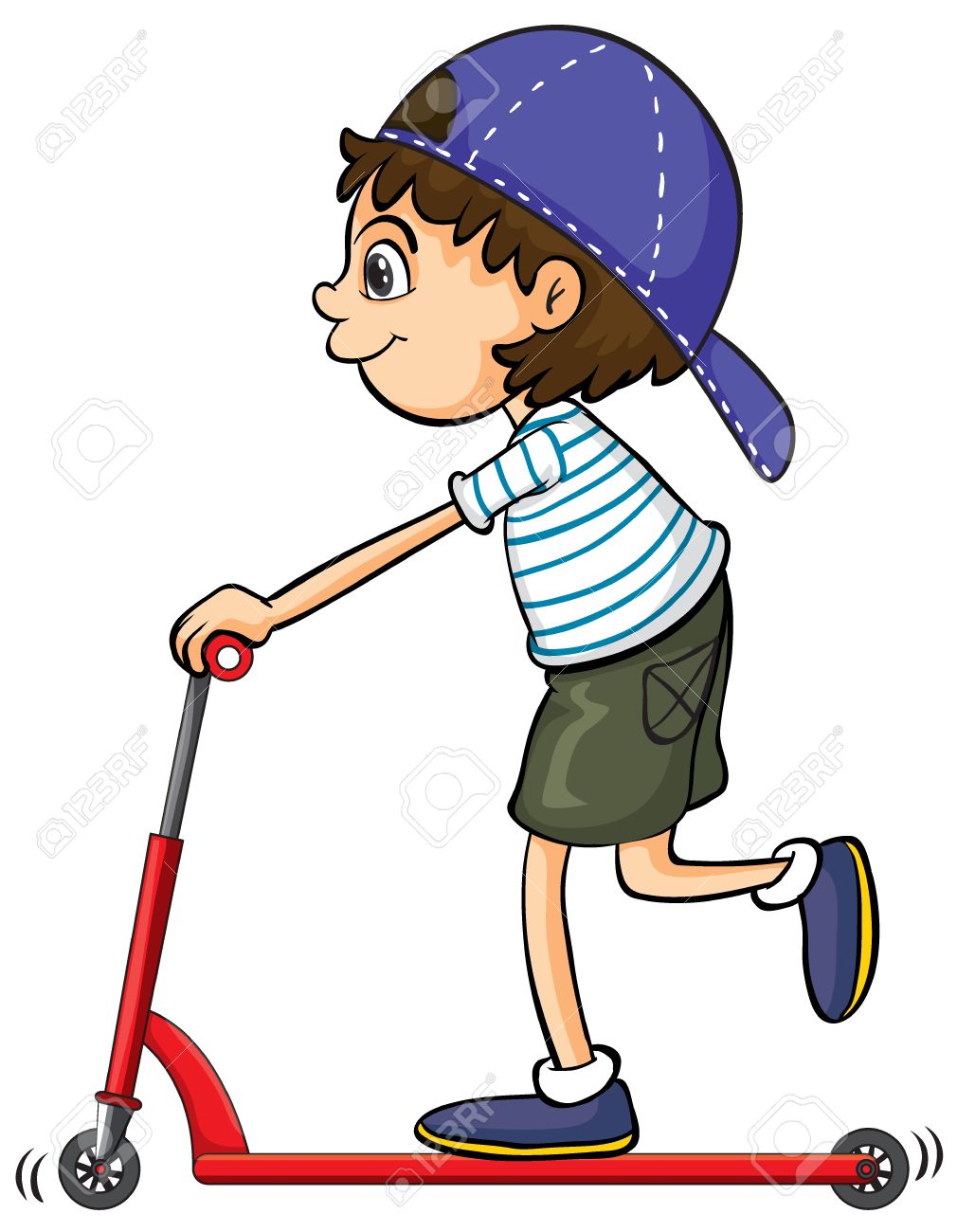 1010x1300 Scooter Clipart Children'S