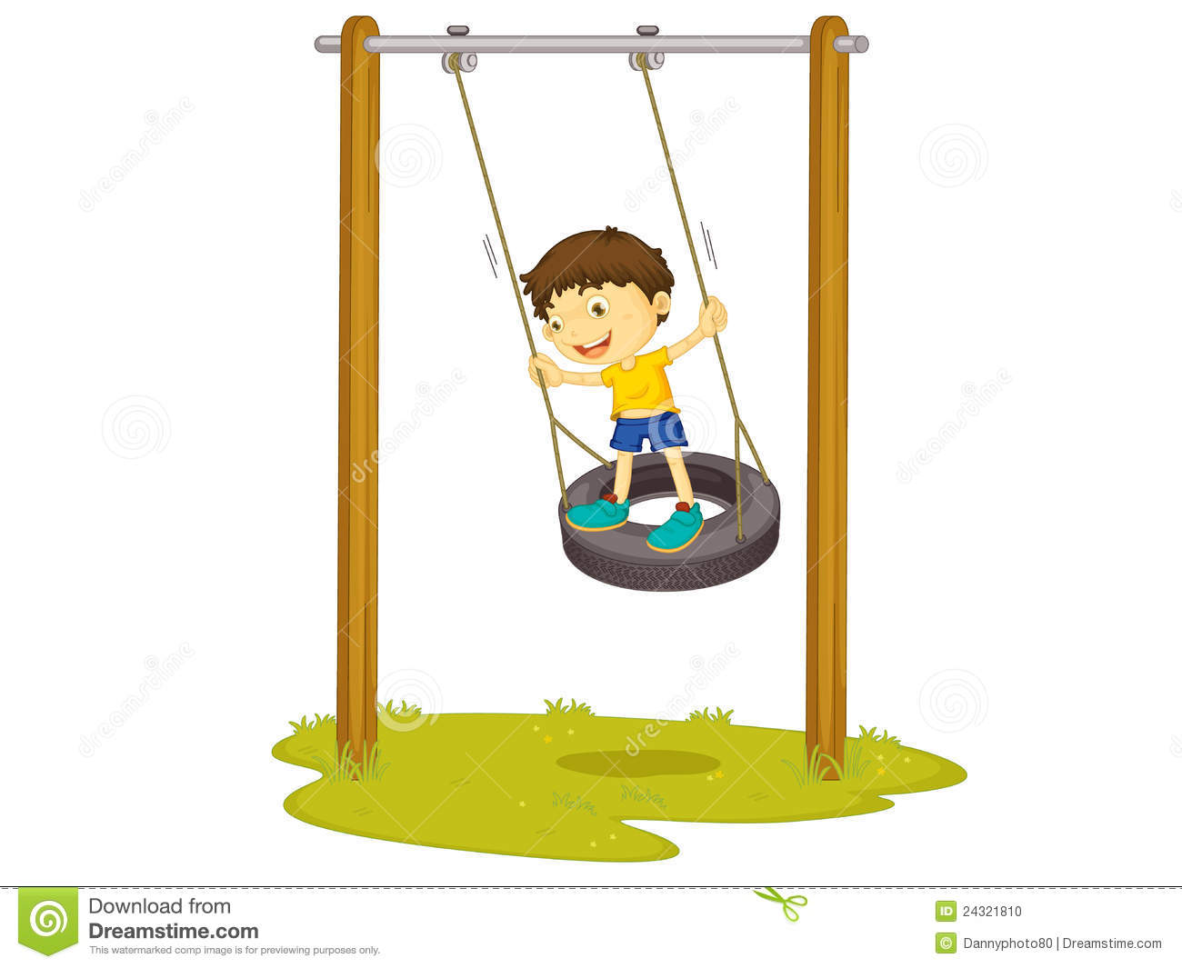 1300x1065 Swing Set Clipart