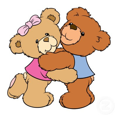 400x400 Kissing Clipart Cute Teddy Bear