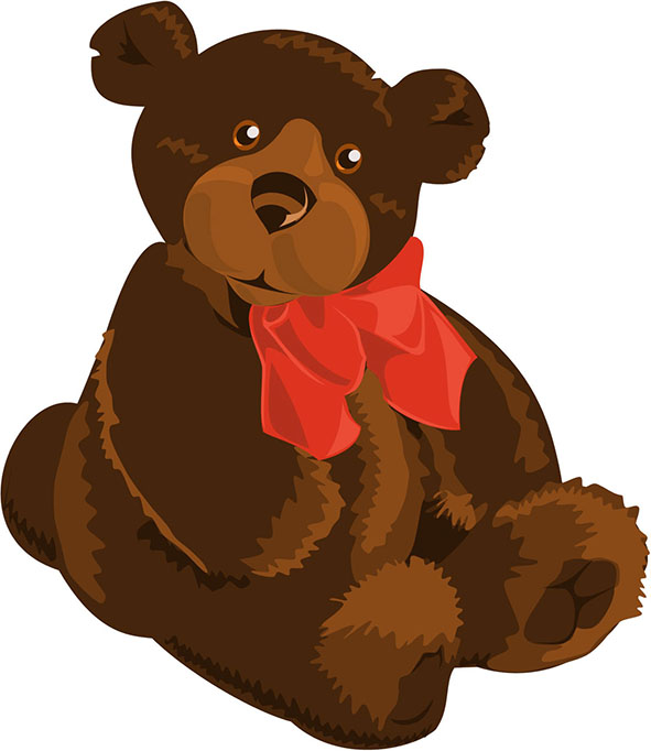 591x682 Teddy Bear Outline Clip Art