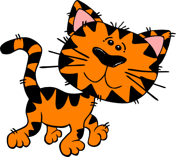 600x536 Cute Tiger Clip Art