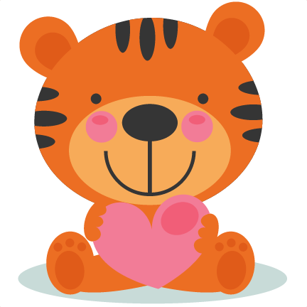 432x432 Tiger Valentine Cliparts 268004