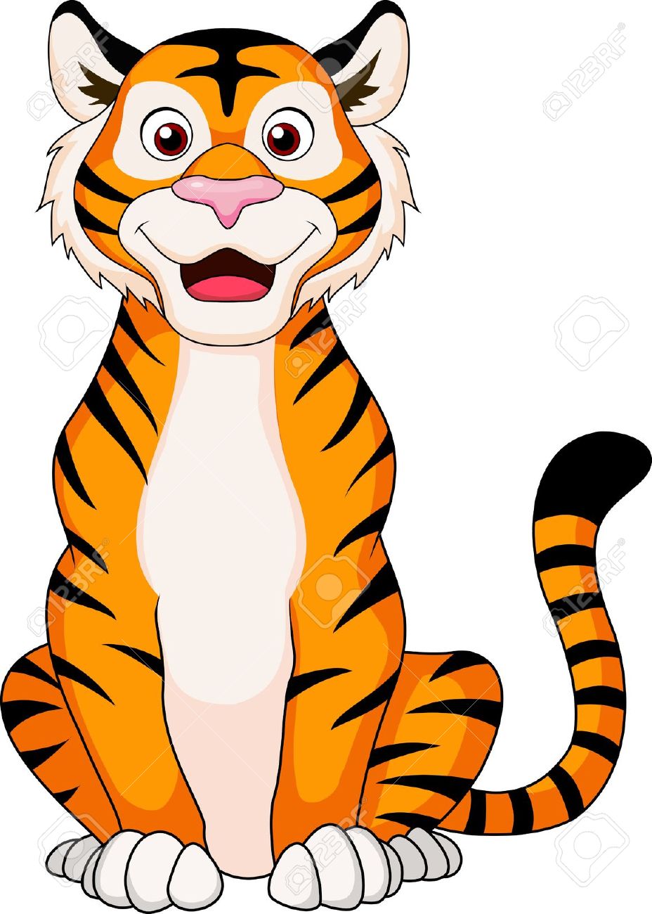 928x1300 Tiger Clipart Cute Pencil And In Color Tiger