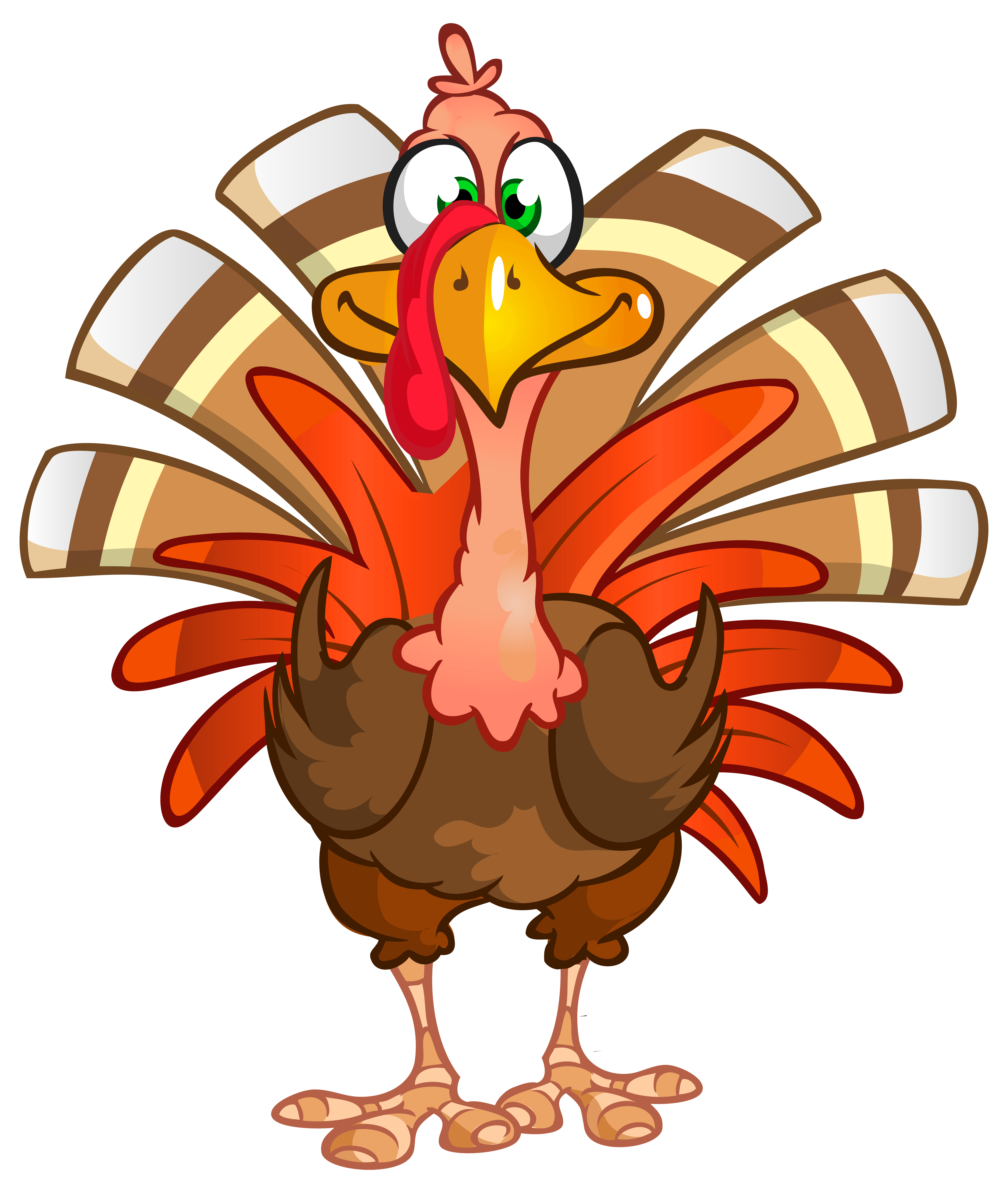 6761x8000 Thanksgiving Turkey Clipart Transparent