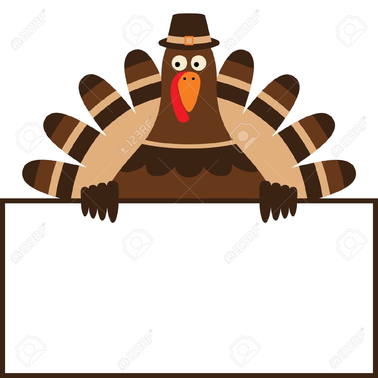 1300x1300 Cute Thanksgiving Turkey Clipart