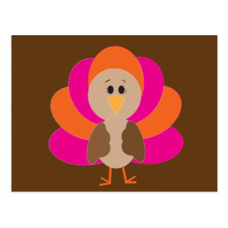 324x324 Cute Turkey Postcards Zazzle