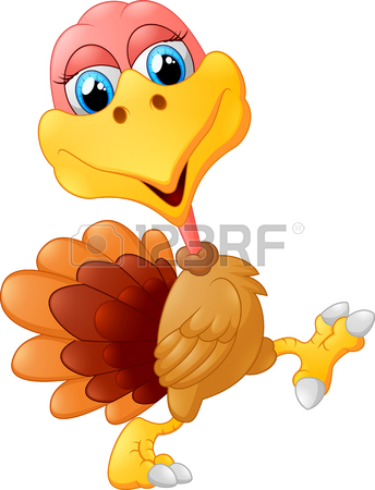 344x450 Cute Cartoon Turkey Of Illustration Royalty Free Cliparts, Vectors