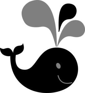 273x299 Cute Whale Clip Art
