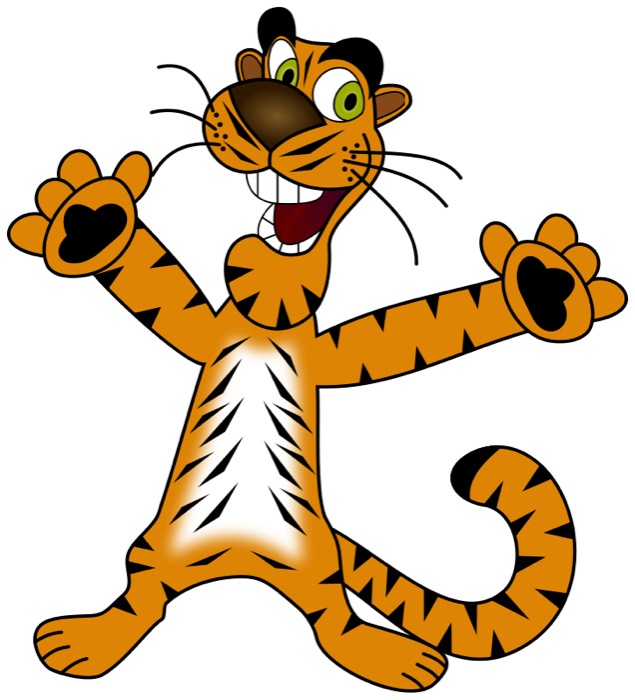 635x700 Nice Cute Tiger Clipart