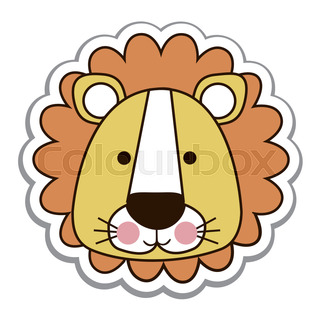 320x320 Set Of Cute Cartoon Animals. Funny Savannah Wild Zoo. Vector