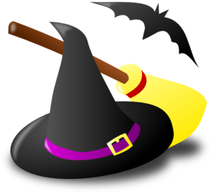300x273 Witch Hat Clipart Cute Halloween Witch